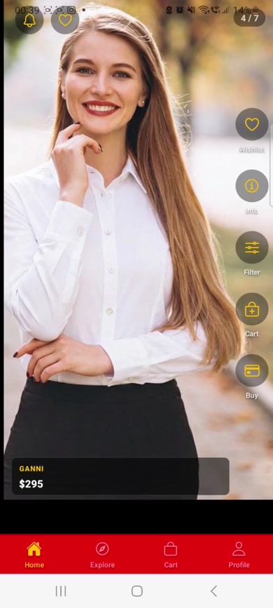 Try-on white shirt