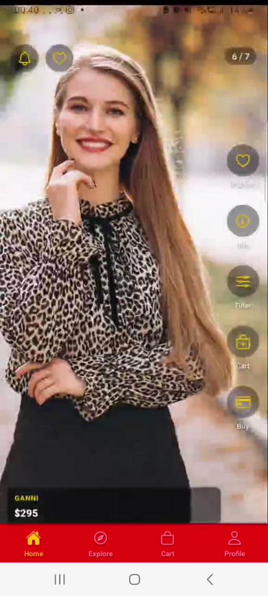 Try-on leopard